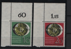 BRD, 1951, Mi.- Nrn.: 141- 42, je vom Or, **! Selten!