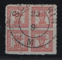 Mecklenburg- Schwerin, 1866, Mi.- Nr.: 5 b, gestempelt, Qualitätsstück, selten!