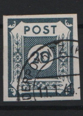 SBZ, Ost- Sachsen, 1945, Mi.- Nr.: 48 Ab, gestempelt, tiefstgeprüft Dr. Jasch BPP! Luxusstück! Selten!