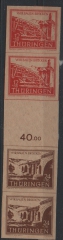 Thüringen, 1946, SZd Mi.- Nr.: 2 b y (+ je 1 anhängende Marke), **, tiefstgeprüft Ströh BPP