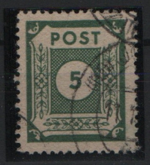 SBZ, Ost- Sachsen, 1945, Mi.- Nr.: 57 b, gestempelt, tiefstgeprüft Dr. Jasch BPP! Selten!