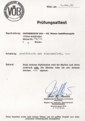 Österreich 1945, Mi.- Nrn.: Va- Vd, **, Attest Sturzeis VÖB: echt und einwandfrei! Selten!