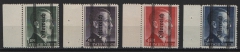 Österreich 1945, Mi.- Nrn.: 693 I B, 694 IA, 696 IA+ 696 IIA, **, je vom Sr., Attest Sturzeis VÖB: echt und ...! Selten!