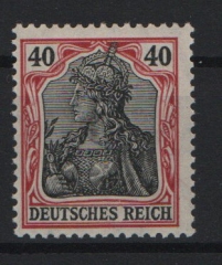 DR, Germania Friedensdruck, 1905 Mi.- Nr.: 90 I, **, tiefstgeprüft Jäschke / Zenker BPP! Luxusstück! Selten!