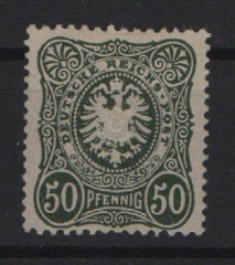 DR, Pfennig, ca. 1880, Mi.- Nr.: 44 ba, **, geprüft Jäschke- L. BPP! Kabinettstück! Selten!