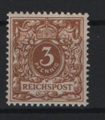 Krone / Adler, 1897, Mi.- Nr.: 45 c, **, tiefstgeprüft Wiegand BPP! Luxusstück! Selten!