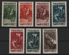 Saargebiet, 1929, Mi.- Nrn.: 135- 41, kpl. Satz, **! Qualitätssatz! Selten!