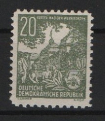 DDR, 1953 (?), Mi.- Nr.: 413 PFä, **, tiefstgeprüft Schlegel BPP! Qualitätsstück!