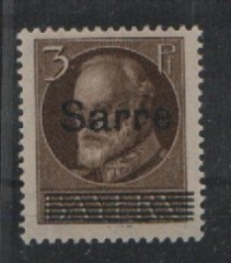 Saargebiet, 1920, Mi.- Nr.: B 31, **! Selten!