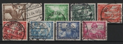 III. Reich, 1933, Mi.- Nrn.: 499- 507, gestempelt, Der Wagner- Satz, in dieser Qualität selten!
