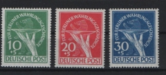 Berlin, 1949, Mi.- Nrn.: 68- 70, **, Der Währungsgeschädigten- Satz! Unsigniert!