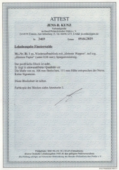 D.- OST, Lokalausgaben, Finsterwalde, 1946, Mi.- Nrn.: Bl. 1 yy (dünnes Papier), **, akt. FA Kunz BPP: e+e! Luxusstück!