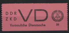 DDR, 1965, ZKD D, Mi.- Nr.: 2, **, akt. Fotoattest Dr. Ruscher BPP: echt+ einwandfrei! Luxusstück!