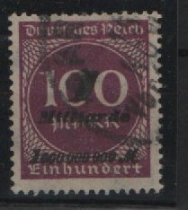 DR, Infla, 1923, Mi.- Nr.: 331a, gestempelt, Attest Weinbuch BPP: echt und ..., e.! Gutes Bedarfsstück! Sehr selten!