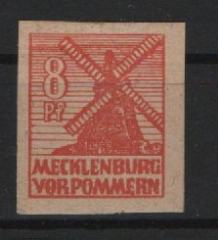 SBZ, MVP, 1946, Mi.- Nr.: 34 y b, **, tiefgeprüft Kramp BPP! Kabinettstück! Selten!