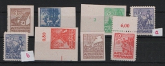 SBZ, MVP, 1946, Mi.- Nr.: 29x- 36x (+ 33xb), **, alle tief(st)geprüft Kramp BPP! Qualitätssatz! Selten!