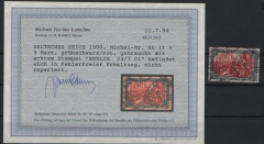 Dt. Kaiserreich, 1901, Mi.- Nr.: 66 II, gestempelt, Befund Jäschke- L. BPP; echt+ fehlerfrei! Selten!