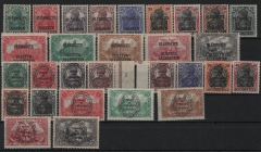 Allenstein, 1920, Mi.- Nrn.: 1- 28, + 18b, **, Qualitätssatz, selten!