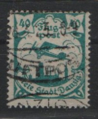 Danzig, 1923, Mi.- Nr.: 112, bedarfsgestempelt, signiert / geprüft Hochkeppler! Selten!