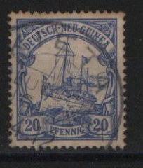 Dt. Kolonien, Stempel, DNG, Mi.- Nr.: 10, mit Abstempelung  KIETA, Bedarfserhaltung!