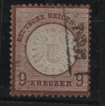 Dt. Kaiserreich, Brustschilder, 1872, Mi.- Nr.: 27 b, gestempelt! Doppelt tiefgeprüft Sommer BPP! Selten!