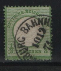 Dt. Kaiserreich, Brustschilder, 1872, Mi.- Nr.: 17 b, gestempelt! Tiefgeprüft Sommer BPP! Selten!