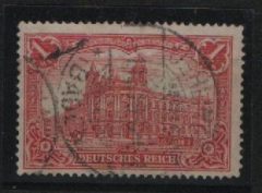 Dt. Kaiserreich, 1918, Mi.- Nr.: 94 AII, gestempelt, geprüft Jäschke- L. BPP, Bedarfsstück. Selten!