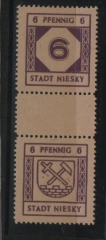 Deutschland- OST, Lokalausgaben, Niesky, 1945, Mi.- Nr.: SZ 1 x, **, Luxusstück! Sehr selten!