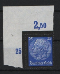 III. Reich, 1934, Mi.- Nr.: 553 P OR, (mit ER), **, tiefstgeprüft Schlegel BPP! Qualitätsstück! Selten!
