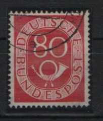 BRD, 1952, Mi.- Nr.: 137 mit Plf. III, gestempelt! Gutes Bedarfsstück, sehr selten!