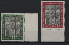 BRD, 1951, Mi.- Nrn.: 139- 140 (vom Sr. / Ur.), **! Qualitätsstücke!