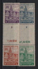 SBZ, West- Sachsen, 1946, Mi.- Nrn.: S Zd 7AX- 8AX, **! Qualitätsstücke! Selten!