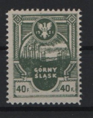 Dt. Abstimmungsgebiete, Östl. Oberschlesien, 1921, Mi.- Nr.: 4 A, **, gute Kabinetterhaltung, selten!