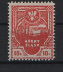 Dt. Abstimmungsgebiete, Östl. Oberschlesien, 1921, Mi.- Nr.: 1 A, **, gute Kabinetterhaltung, selten!