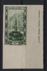 Saargebiet, 1926 / 27, Mi.- Nr.: 112 U mit Er., **! Qualitätsstück! Selten!