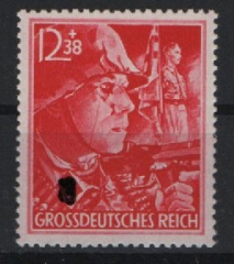 III. Reich, 1945, Mi.- Nr.: 910 mit Plf. I, **, tiefstgeprüft Schlegel BPP! Qualitätsstück! Selten!