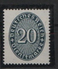 DR / Weimar, 1927 / 33, Mi.- Nr.: D 119 Y, **! tiefstgeprüft Schlegel BPP! Kabinettstück! Selten!