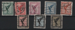 DR / Weimar, 1926, Mi.- Nrn.: 378- 384, gestempelt, kpl. Bedarfssatz! Selten!