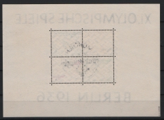 III. Reich, 1936, Mi.- Nr.: Bl. 5 + 6, gestempelt, je tiefstgeprüft Schlegel BPP! In dieser Qualität selten!