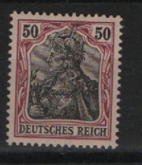 DR, Germania Friedensdruck, 1906 Mi.- Nr.: 91 I x, **, FA- Kopie Jäschke- L. BPP (für aufgetrennten 4er- Block)! Luxusstück! Selten!