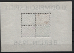 III. Reich, 1936, Mi.- Nr.: Bl. 5 + 6, **, je tiefstgeprüft Schlegel BPP! In dieser Qualität selten!