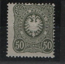DR, Pfennig, ca. 1880, Mi.- Nr.: 44 b, **, tiefstgeprüft Zenker BPP! Luxusstück! Selten!