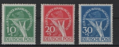 Berlin, 1949, Mi.- Nrn.: 68- 70, **, Der Währungsgeschädigten- Satz, kpl. Satz, je tiefstgeprüft Schlegel BPP! Luxussatz!