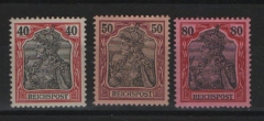 DR, Germania- Reichspost, 1900, Mi.- Nrn.: 60- 62, **! Qualitätsstücke! Selten!