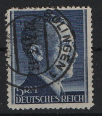 III. Reich, 1942, Mi.- Nr.: 802 A, gestempelt, Bedarfsstück, geprüft Schlegel BPP! Selten!