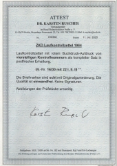 DDR, 1964, Dienstmarken, Laufkontrollzettel ZKD, Mi.- Nr.: 16 / 30 (17 Stk.), **! Akt. FA Dr. Ruscher BPP: e + e! Luxus! RR!