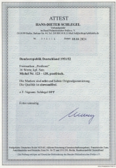 BRD, 1951/52, Mi.- Nrn.: 123- 138, **, Der Posthornsatz! Aktuelles Fotoattest Schlegel BPP; echt + einwandfrei! Luxussatz!