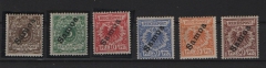 Dt. Kolonien, Samoa, 1900, Mi.- Nrn.: 1- 6, *, selten!