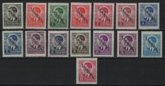 III. Reich, Dt. Bes. II. WK, Serbien, 1941, Mi.- Nrn.: 1- 15, **, Kabinettsatz