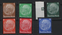 III. Reich, 1934, Mi.- Nr.: 548- 553, kpl. Satz, **, je tiefstgeprüft Schlegel BPP! Luxussatz!